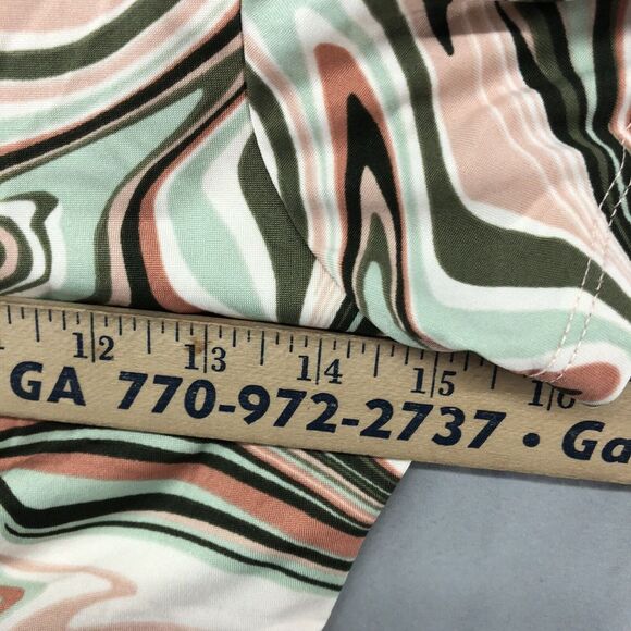 Rue21 Dress Young Adult Medium Short Sleeve Women Multicolor Swirl New Stained - Picture 10 of 14